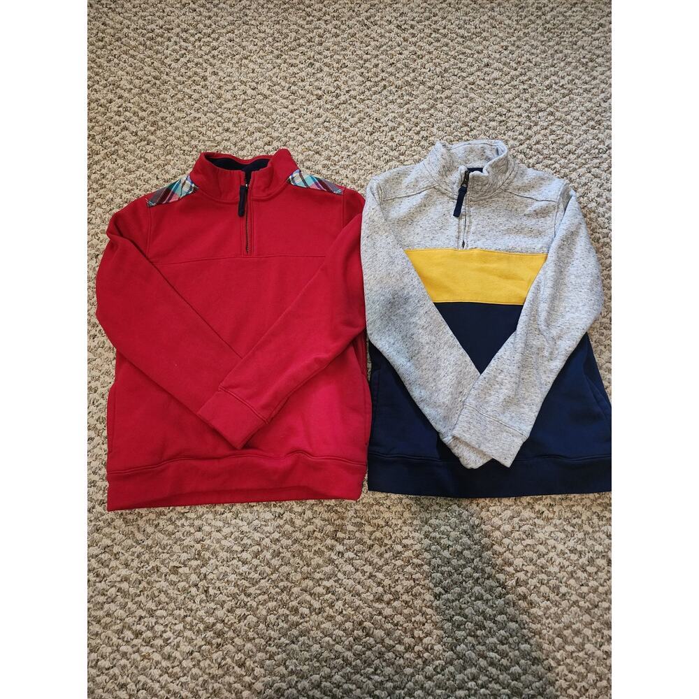 Land's End Lot of‎ 2 Youth M Long Sleeve Pullovers. GUC